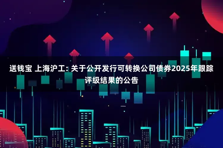 送钱宝 上海沪工: 关于公开发行可转换公司债券2025年跟踪评级结果的公告