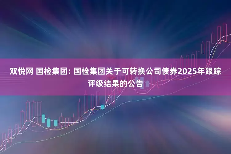 双悦网 国检集团: 国检集团关于可转换公司债券2025年跟踪评级结果的公告