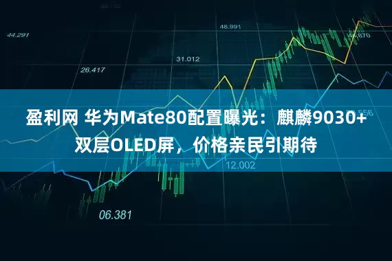 盈利网 华为Mate80配置曝光：麒麟9030+双层OLED屏，价格亲民引期待